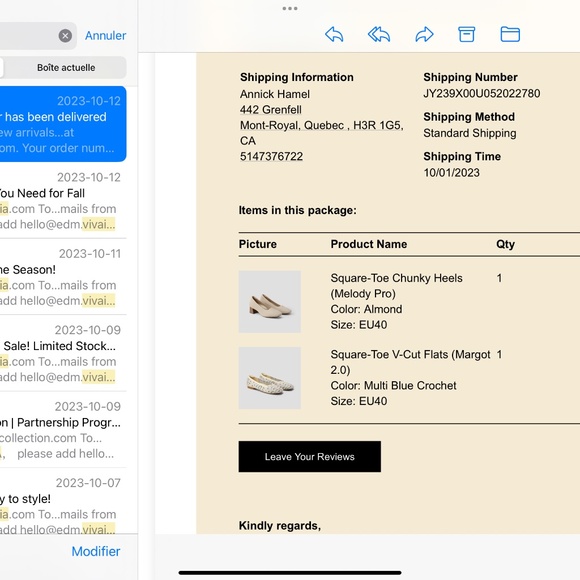 Vivaia Melody Pro size 40 - Picture 6 of 6